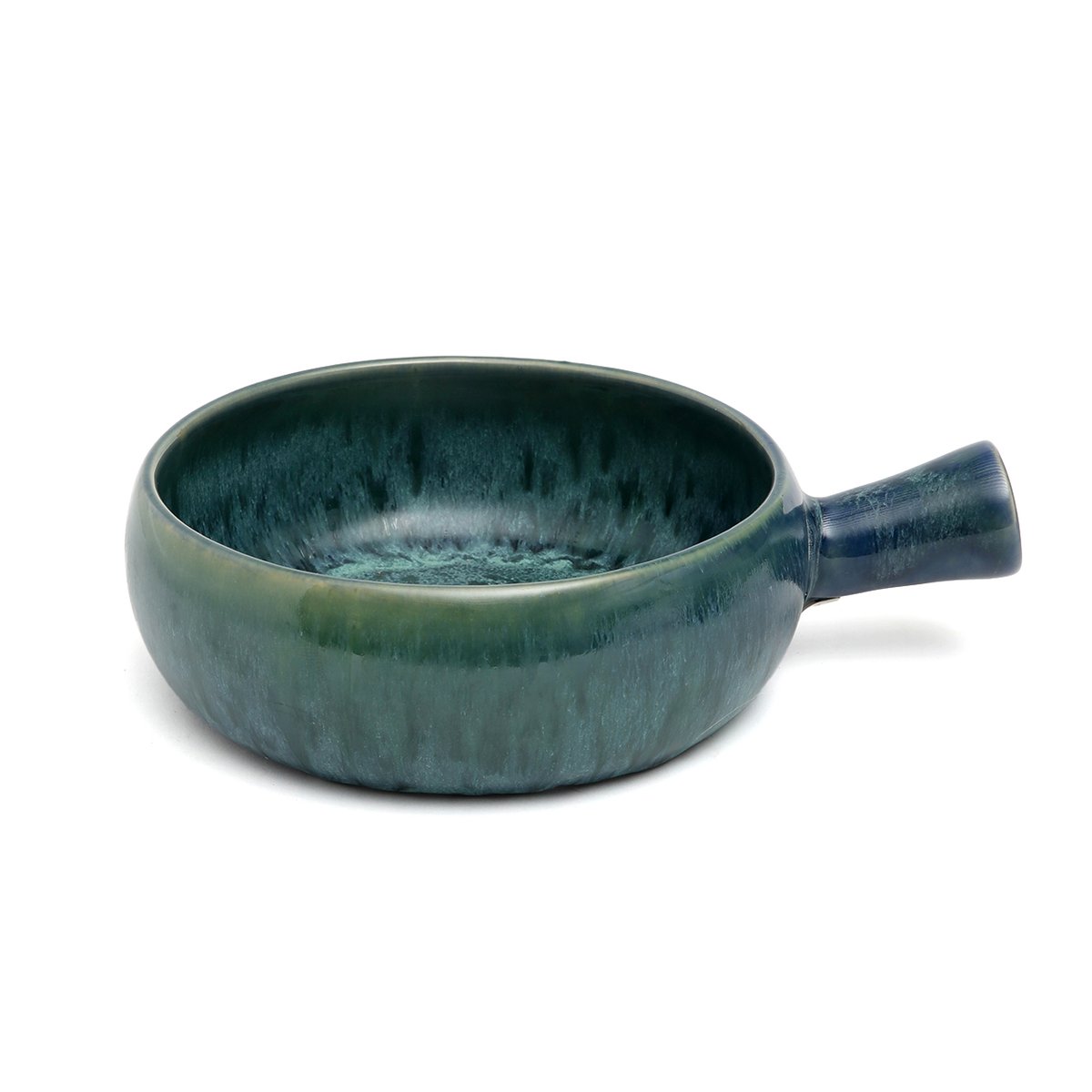 Casserole en grès AQUA bleu, BAZAR BIZAR
