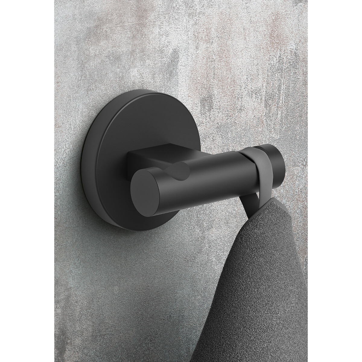 Cabide duplo "Scala", ZACK preto inox, ZACK