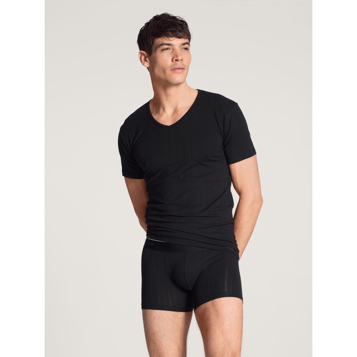 Boxer brief Coton PURE & STYLE noir, CALIDA