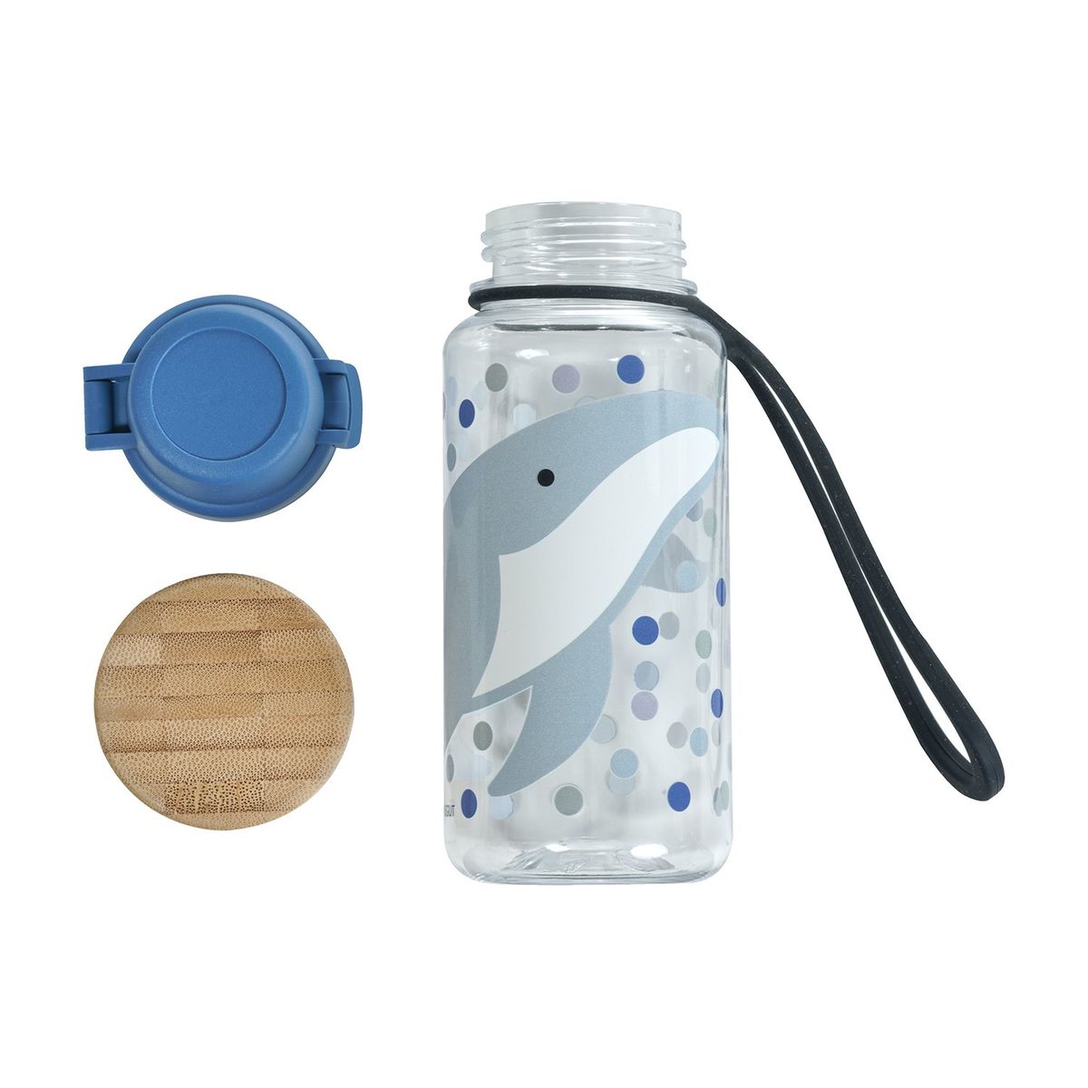 Gourde, Baleine aquamarin, KINDSGUT