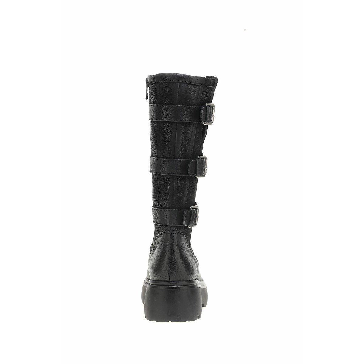 Bottes motardes en cuir noir, MJUS