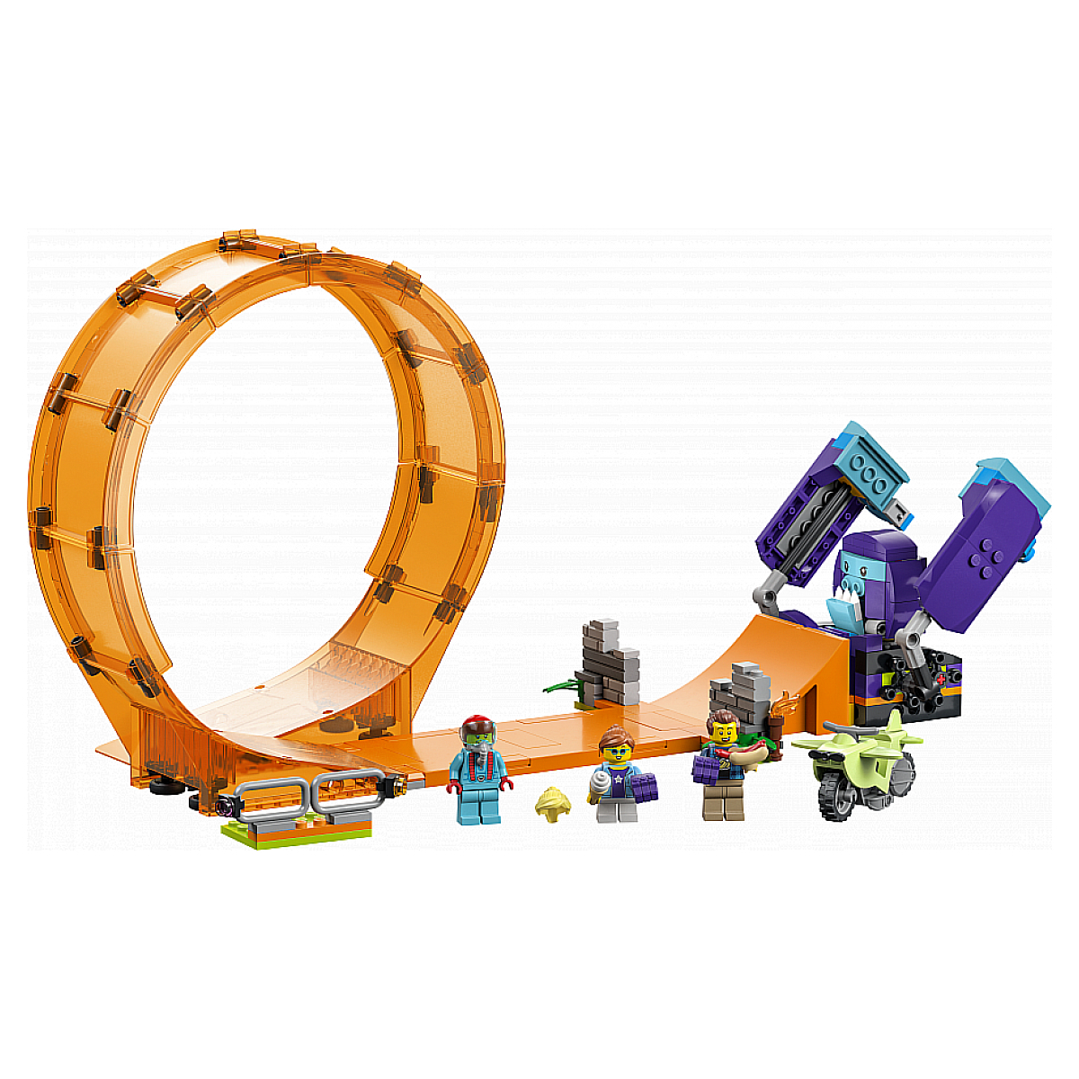 60338 Le looping du chimpanzé cogneur ® City multicolore, LEGO