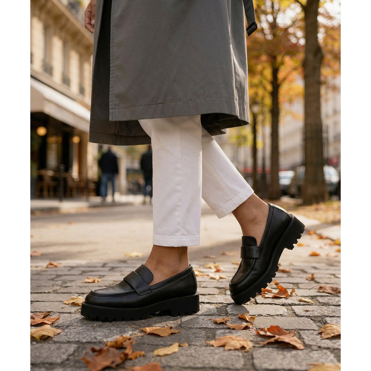 Mocassins ADELE noir, FINSBURY