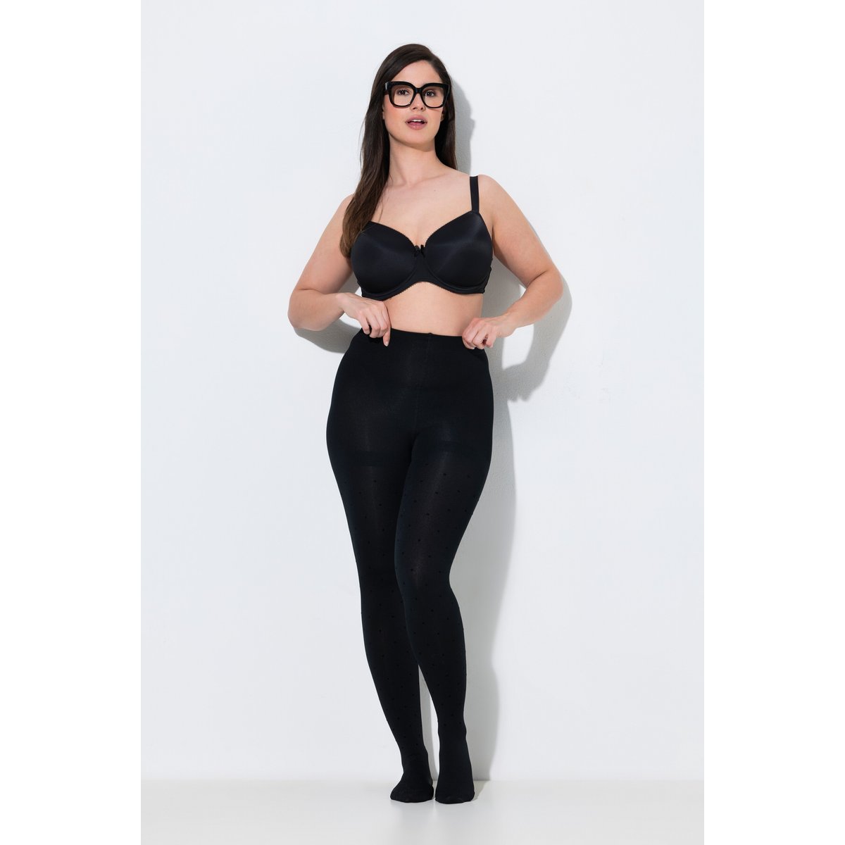 Collants thermiques à pois noir, ULLA POPKEN