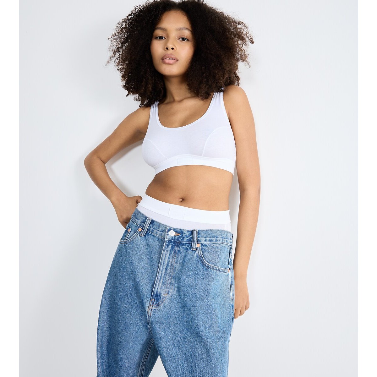 Brassière Double Comfort blanc, SLOGGI