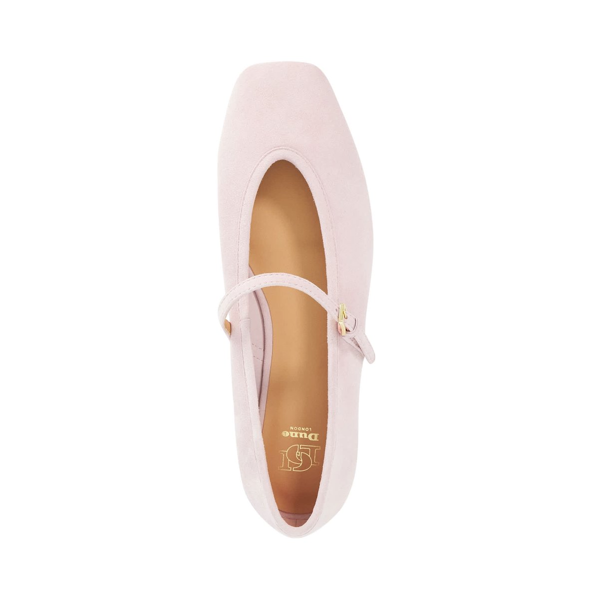 Mary-Janes en cuir suédé - HEARTHROB blush-suede, DUNE LONDON