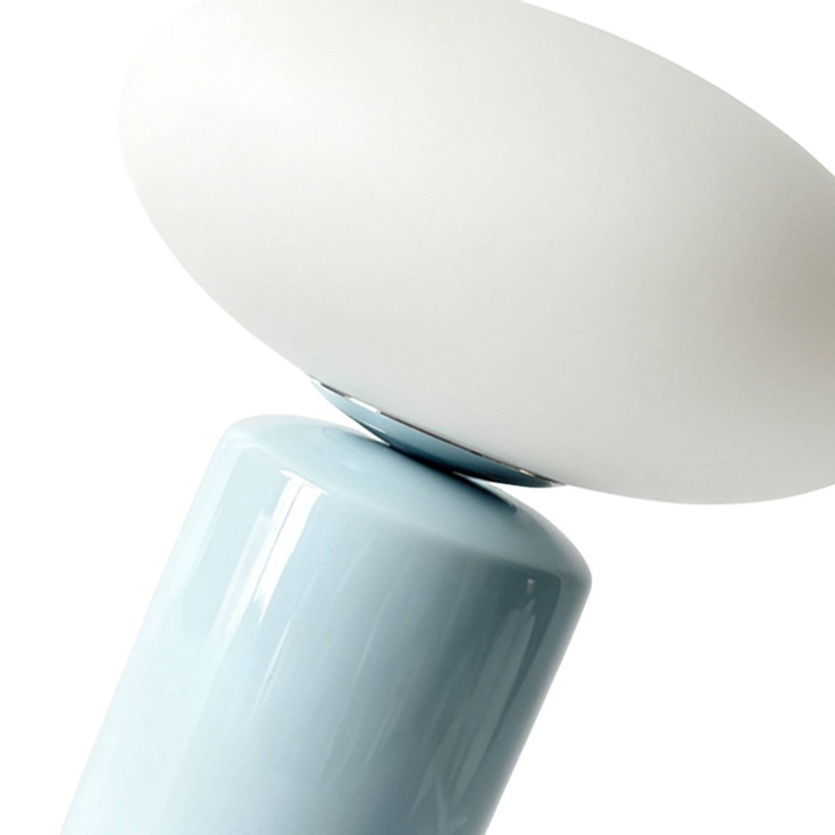 Lampe de table intérieur céramique et verre Ø25,5cm LYRA kaki, SWEEEK