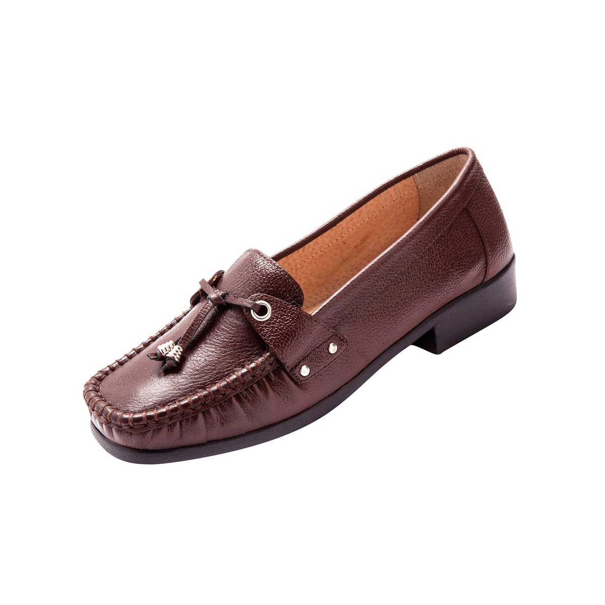 Mocassins En Cuir noir, PEDICONFORT