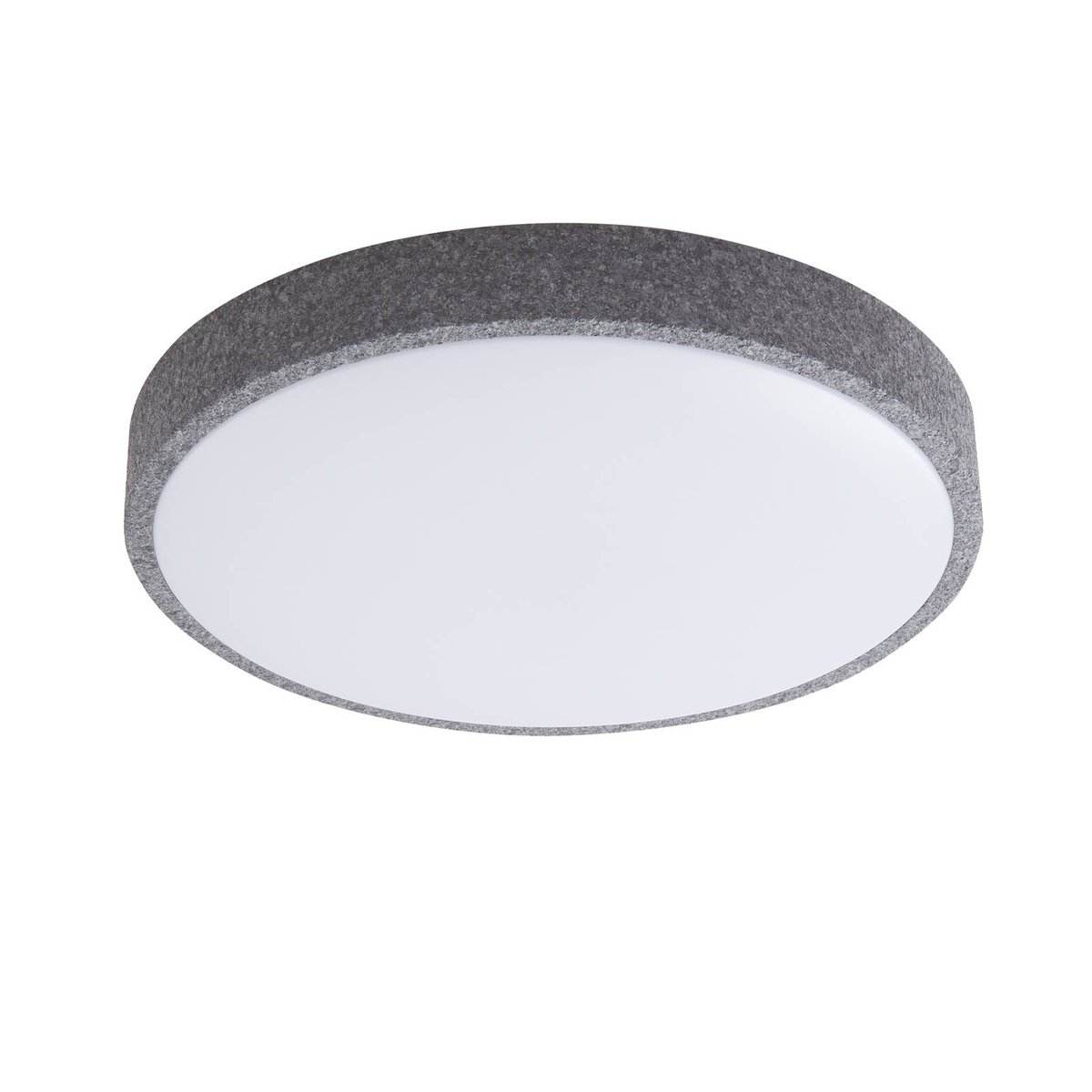 Plafonnier connecté en métal moderneLED gris foncé, blanc, LINDBY