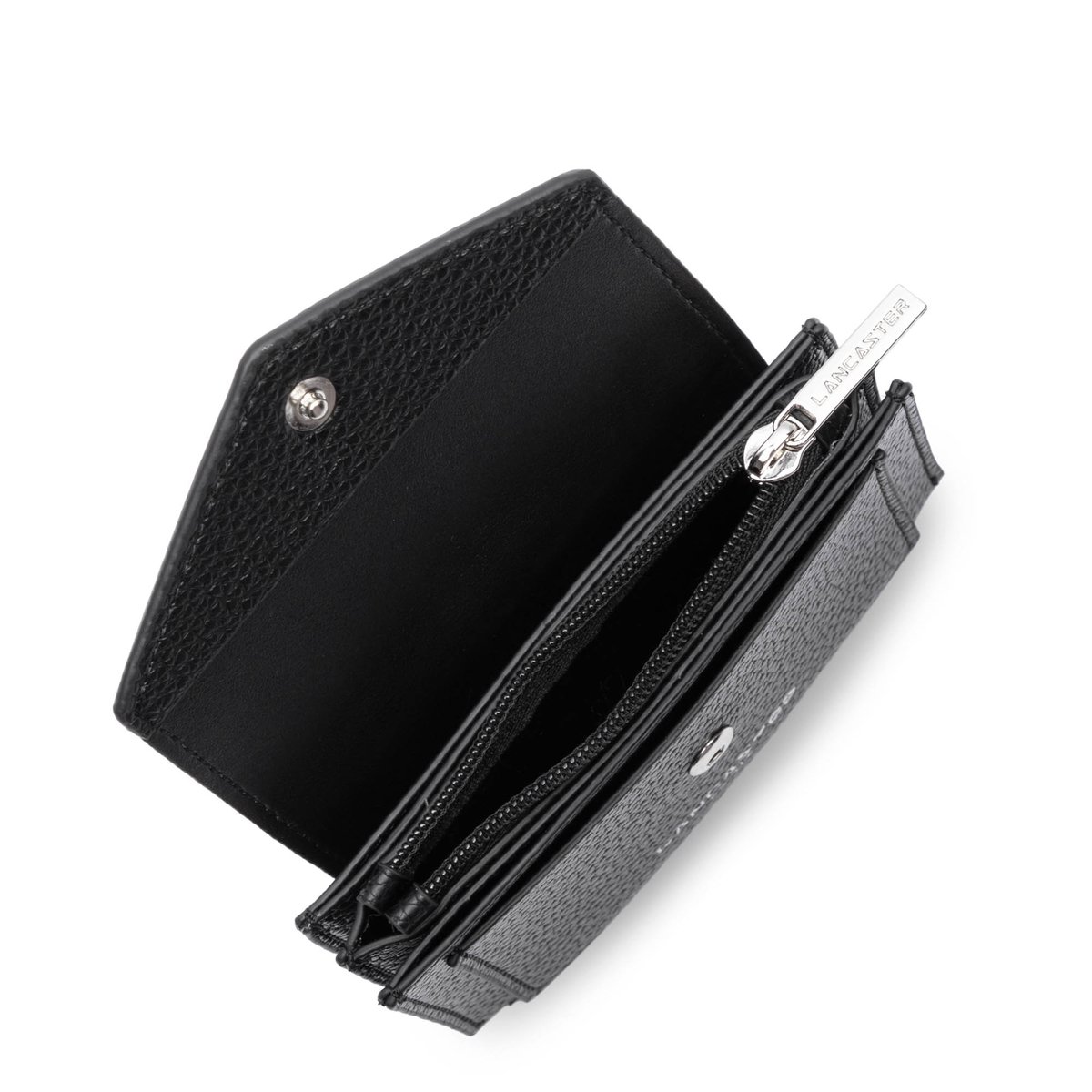 Porte-cartes MAYA DOUBLE KBA noir, LANCASTER