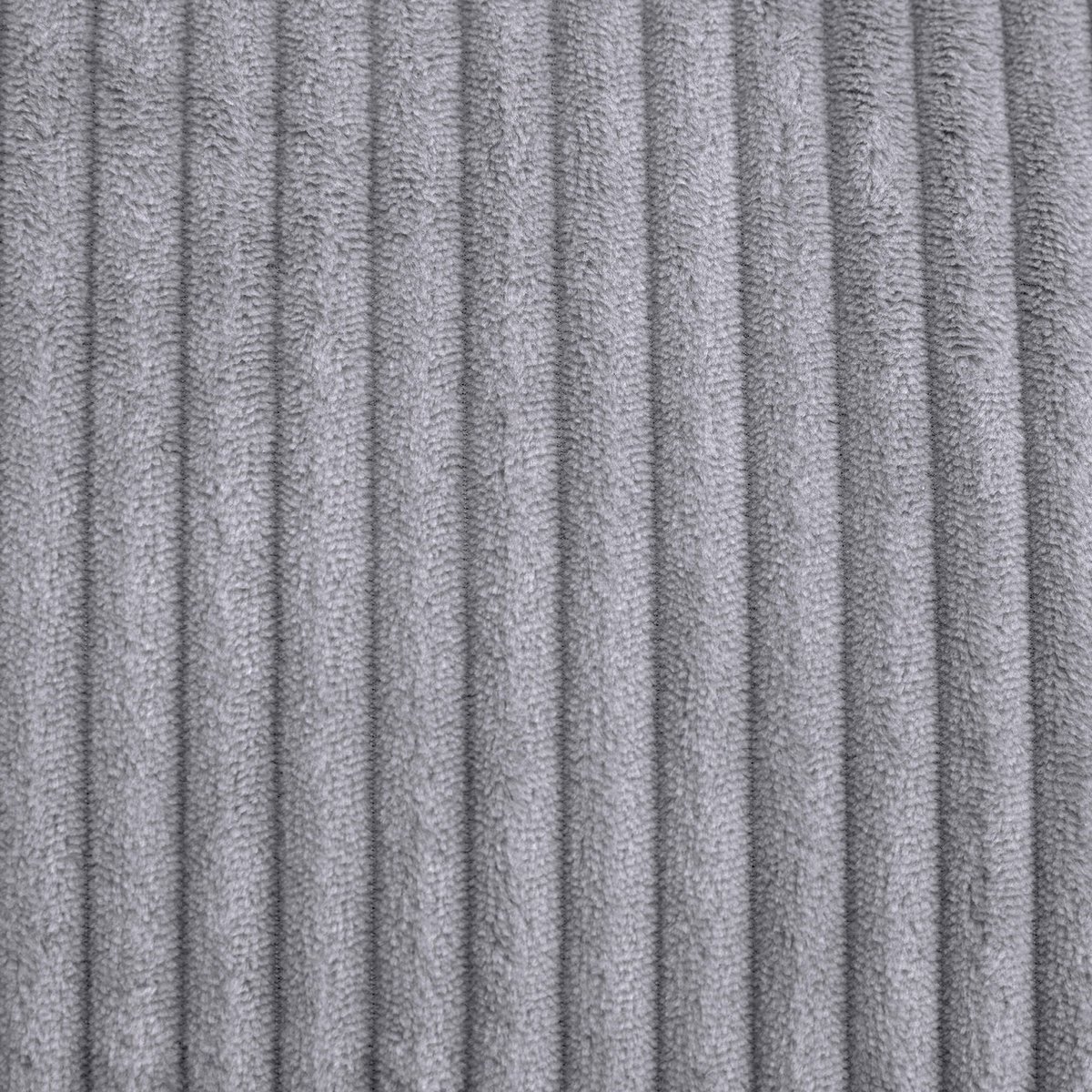 Ensemble canapé poufs 2 pièces : angle et fauteuil - ZEN gris, ICON