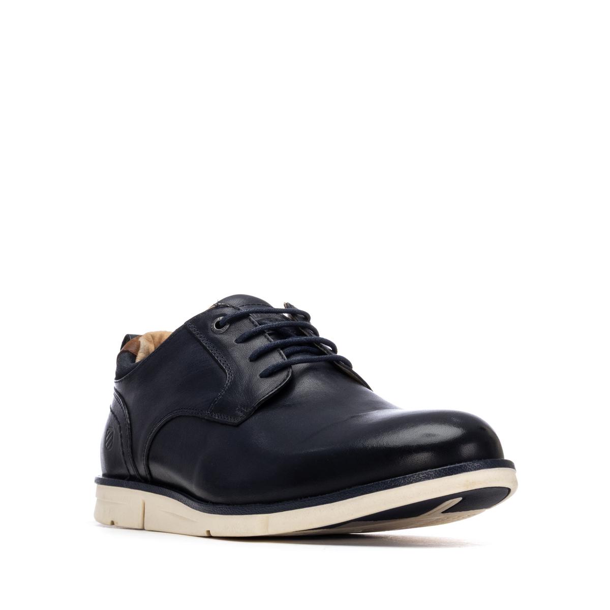 Chaussure Blucher/Derby Plaine Décontractée Lacets bleu marine, CARMELA