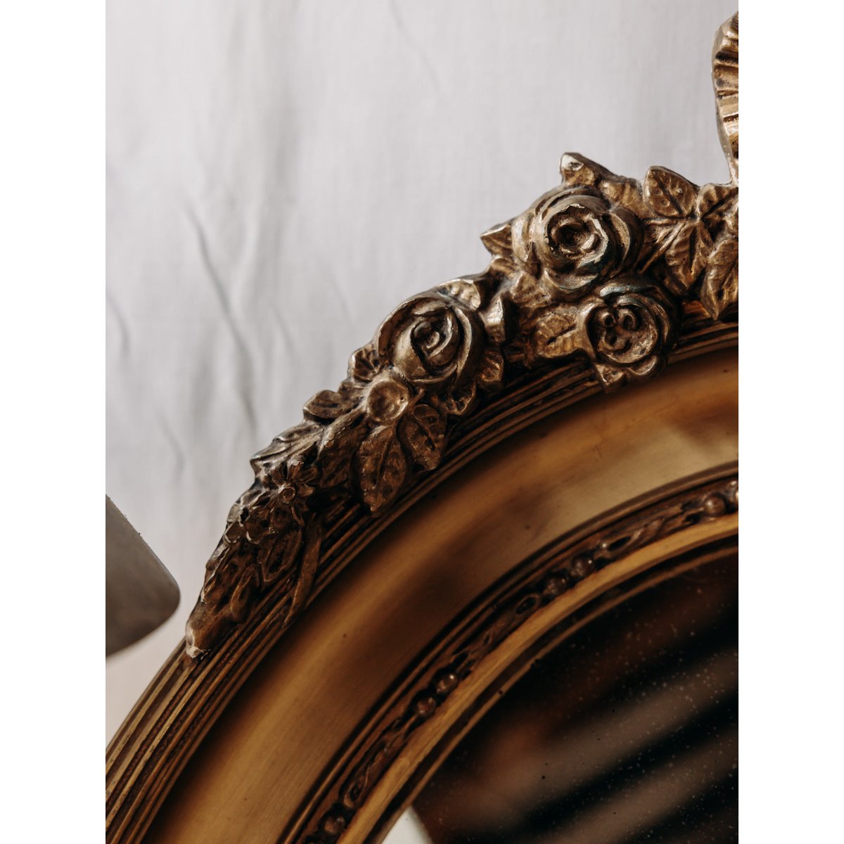 Grand miroir doré Georges N°989 - Bon état doré, DEBONGOUT