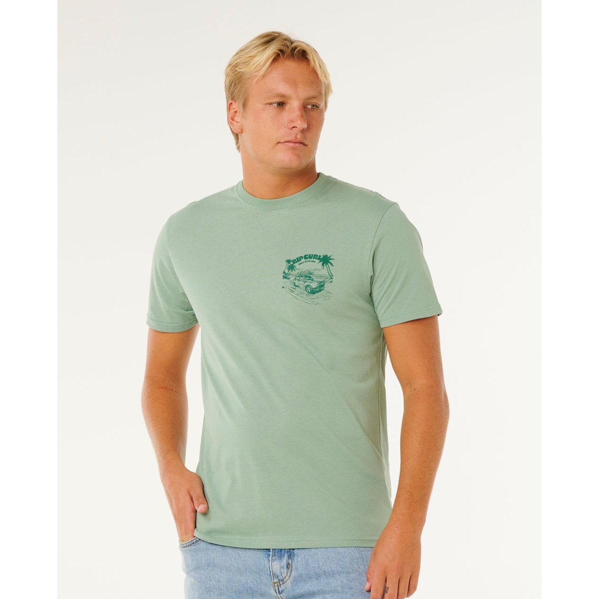 T-shirt Keep On Trucking Ss aloe, RIP CURL