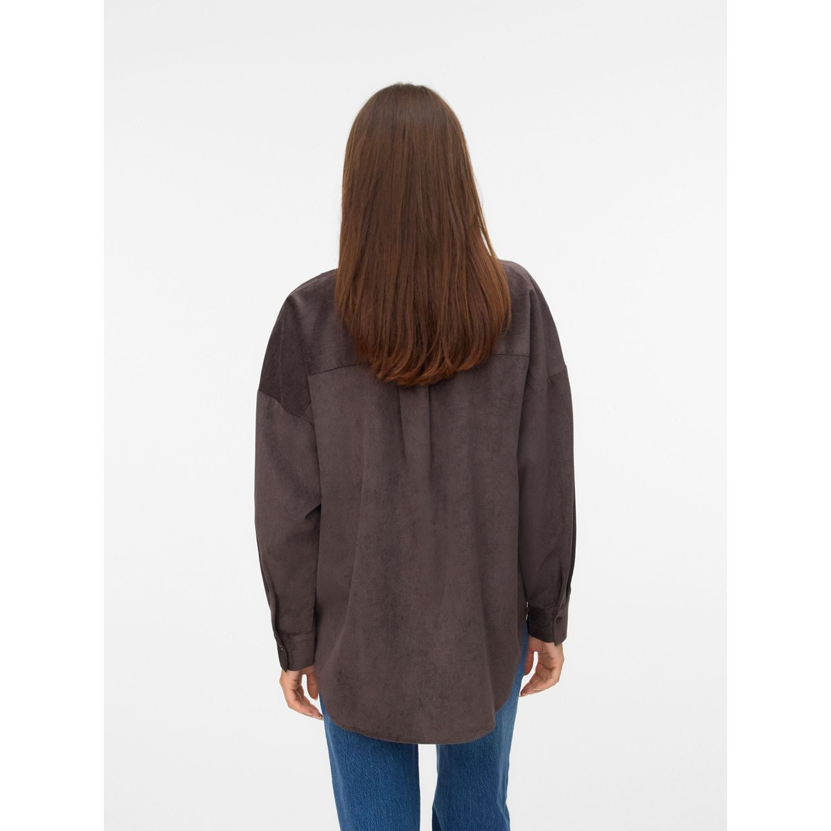 Chemise En Corduroy chocolate torte, VERO MODA