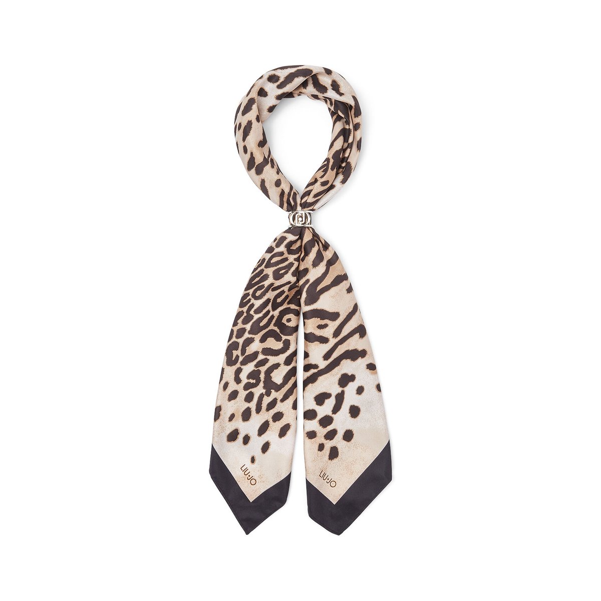 Grand Foulard Imprimé Animalier léopard, LIU JO