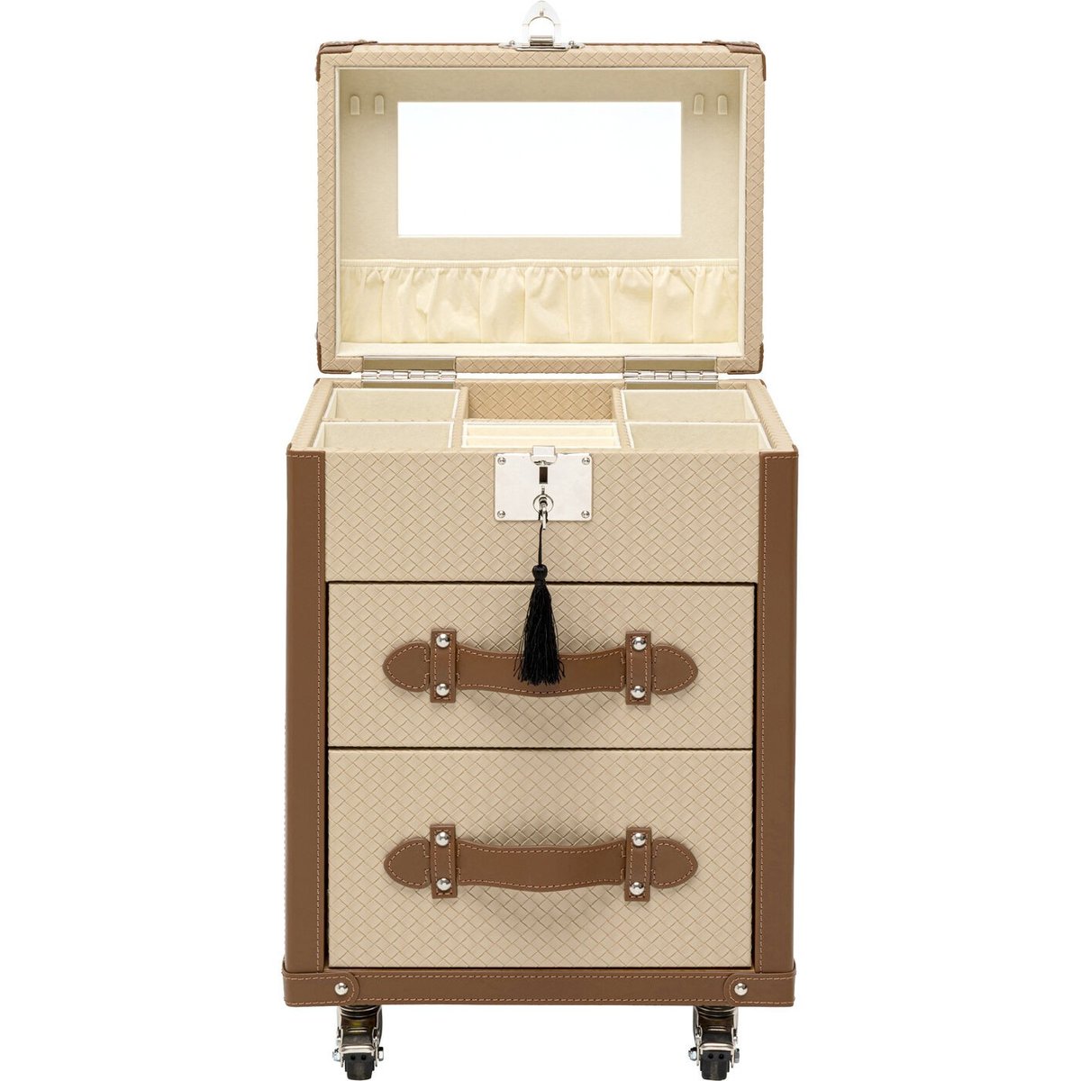 Coiffeuse en simili, VENEZIA beige, KARE DESIGN