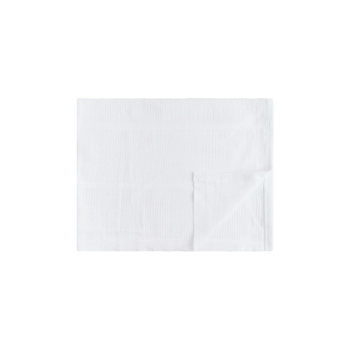 Couverture bébé alvéolée en coton, lot de 2 blanc, NEXT