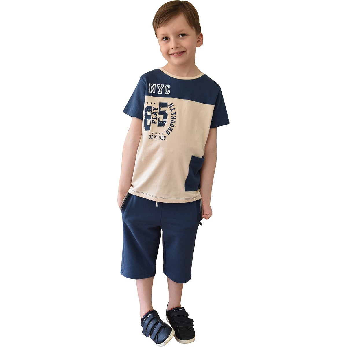 Tee shirt gwendal enfant bleu, SUCRE D'ORGE