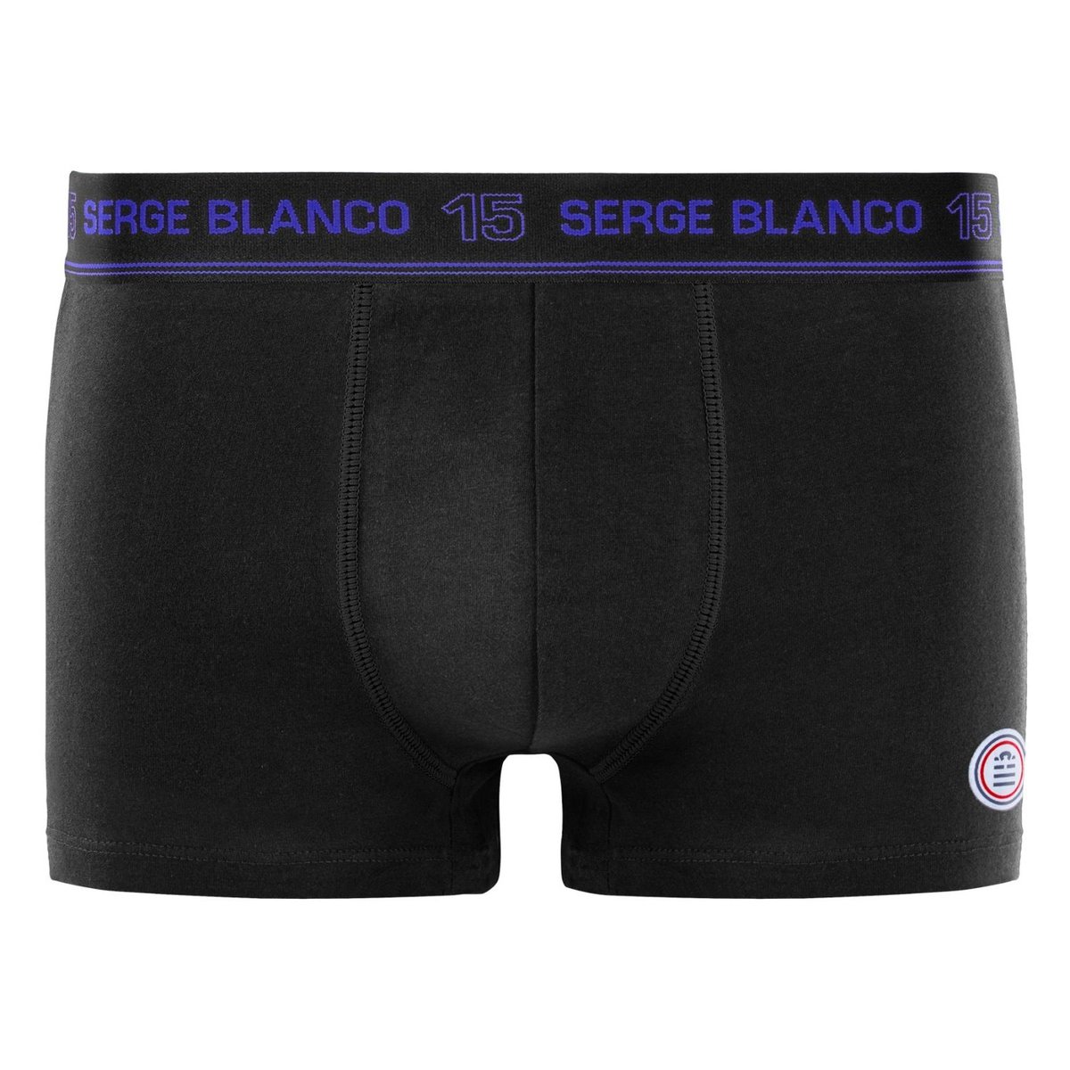 Lot De 4 Boxers Coton noir/bleu/rouge/orange/jaune, SERGE BLANCO
