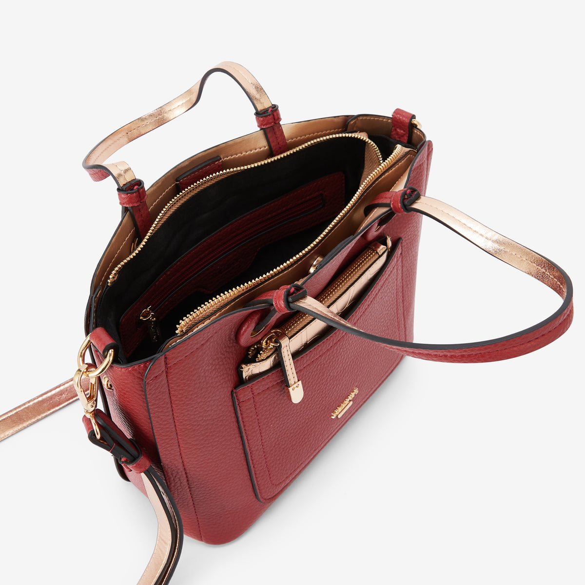 Sac shopper  Riada doré,rouge, LOLLIPOPS