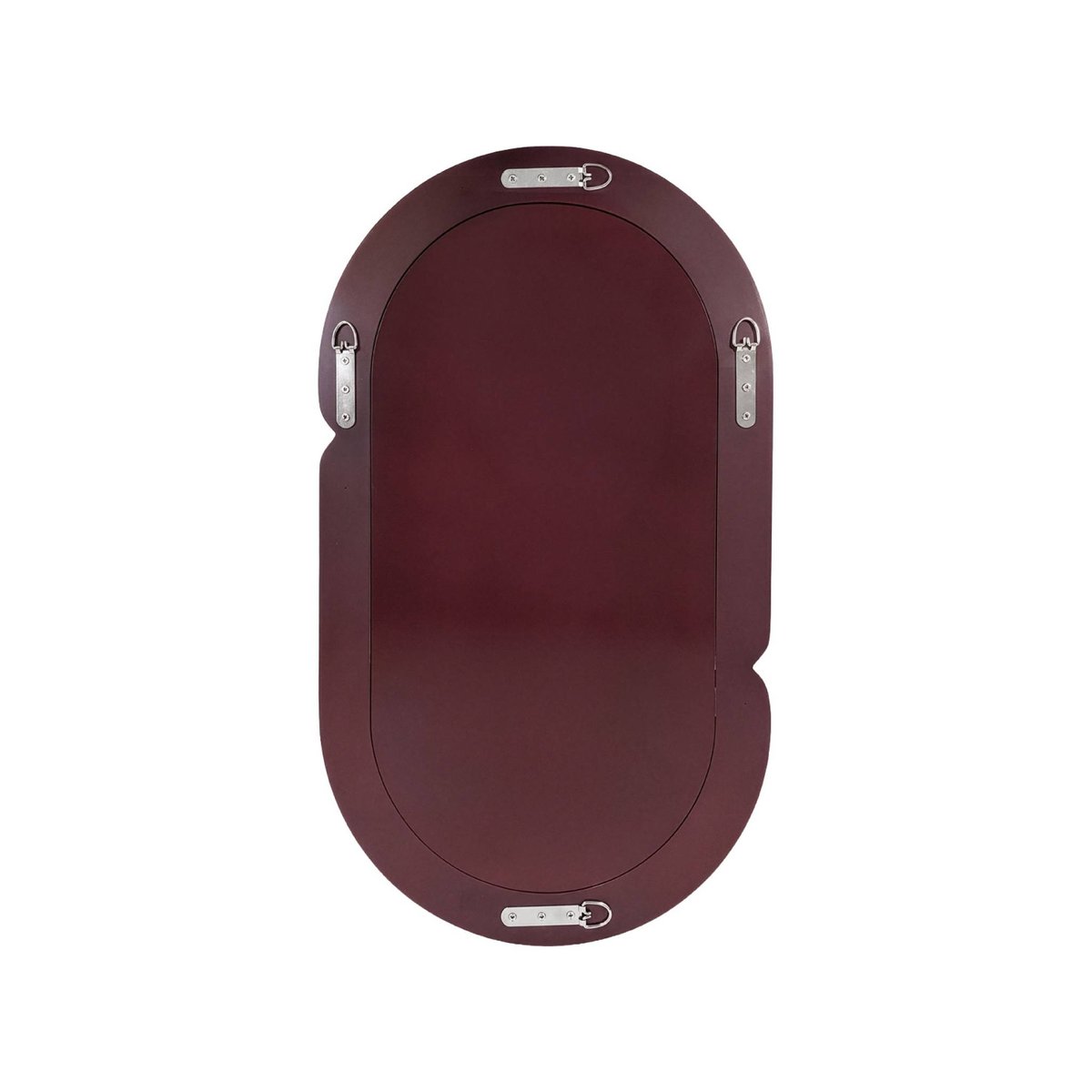 Miroir ovale finition glossy 70cm ADIA orange, SWEEEK