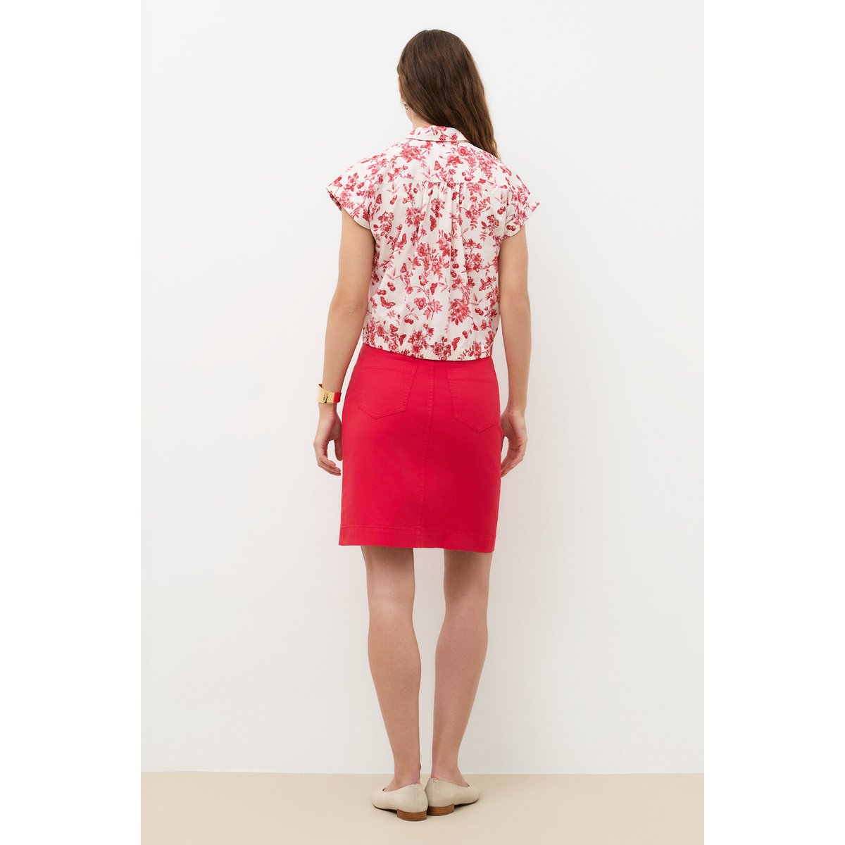 Chemise droite col CHEMISE CLIVIO ivoire, CAROLL