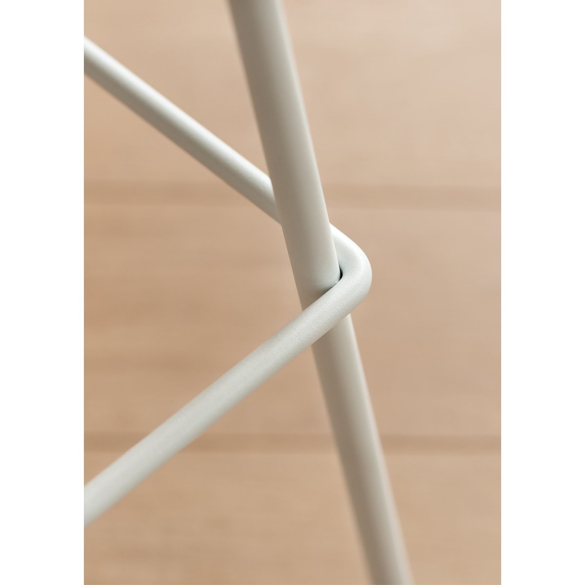 Tabouret de bar BARNI blanc, METALLBUDE