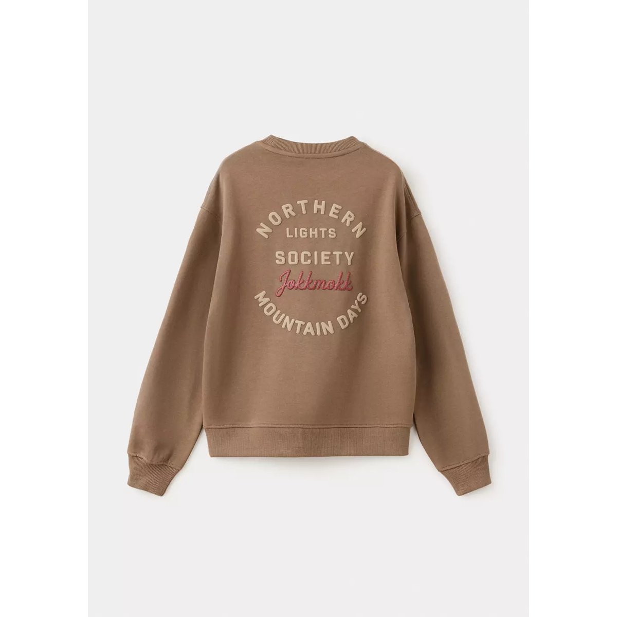 Sweat oversize inscription imprimée café, MANGO KIDS