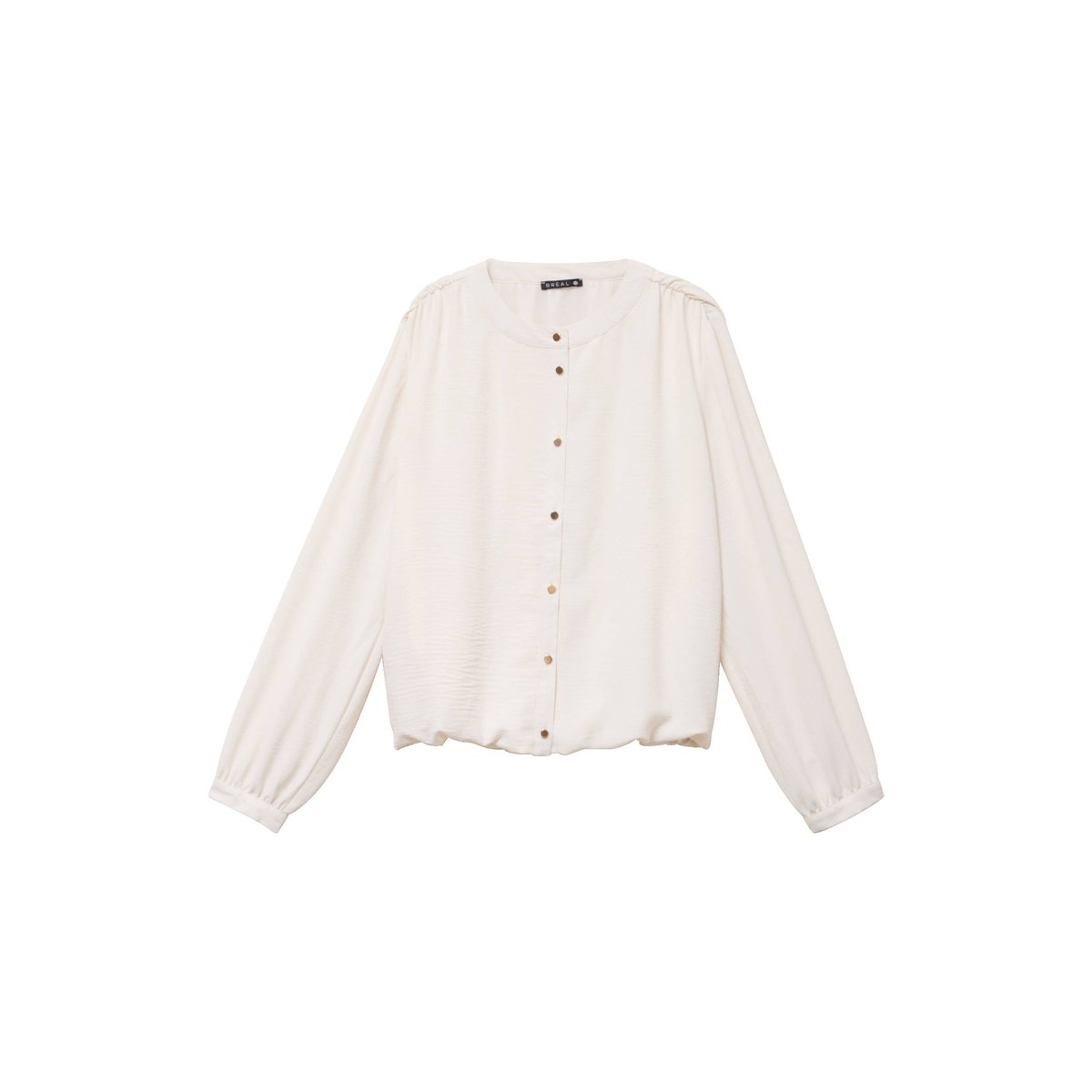 Chemise ample effet boule doublée ivoire, BREAL