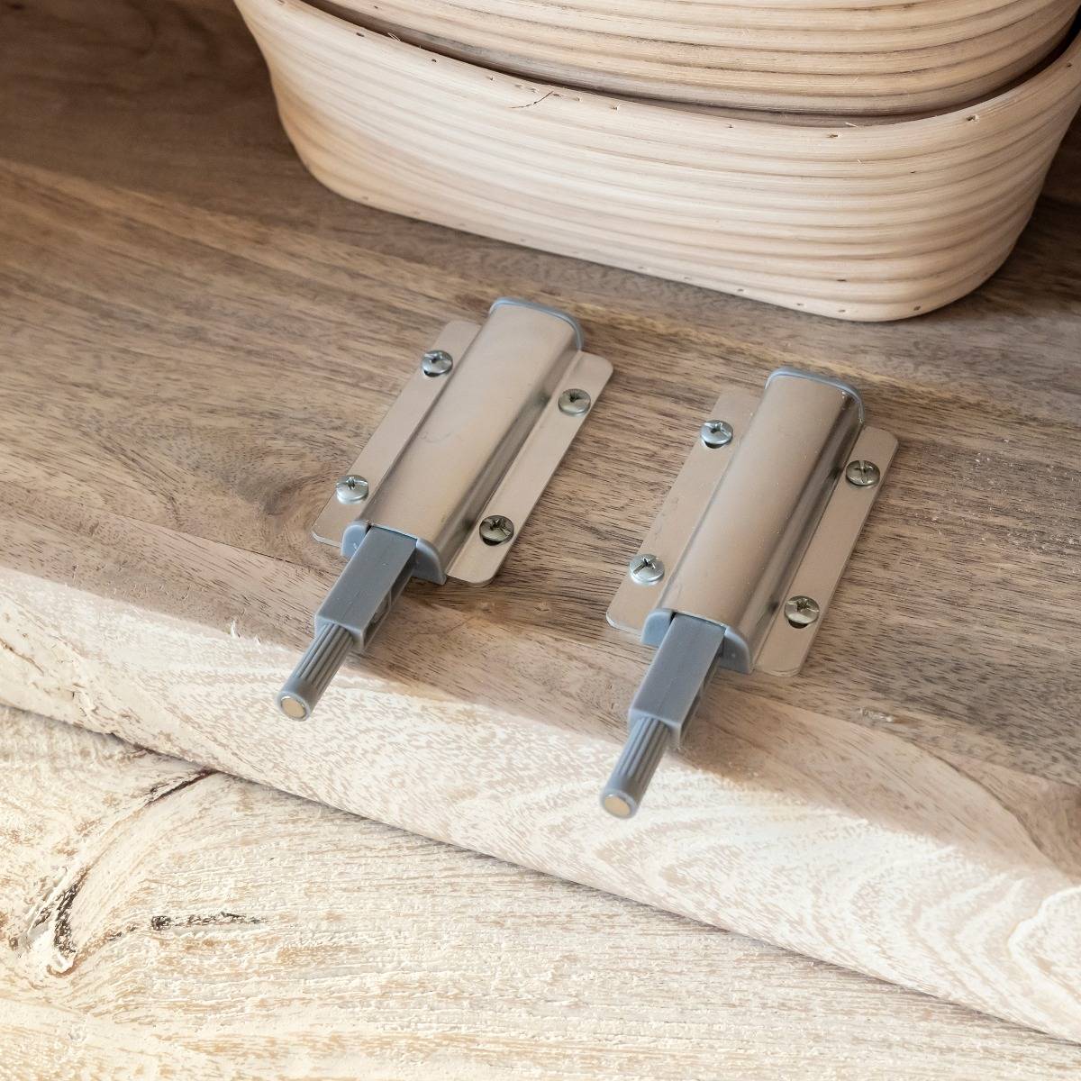 Vaisselier en bois de manguier ALISON blanc, MADE IN MEUBLES 