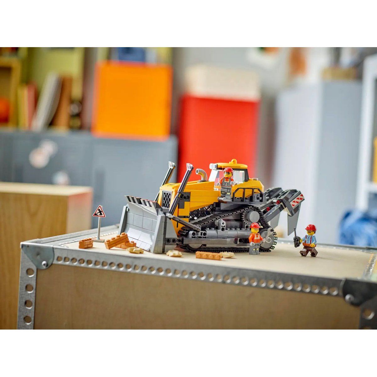 LEGO City - Bulldozer Jaune - Modèle de Construction 60466 multicolore, LEGO