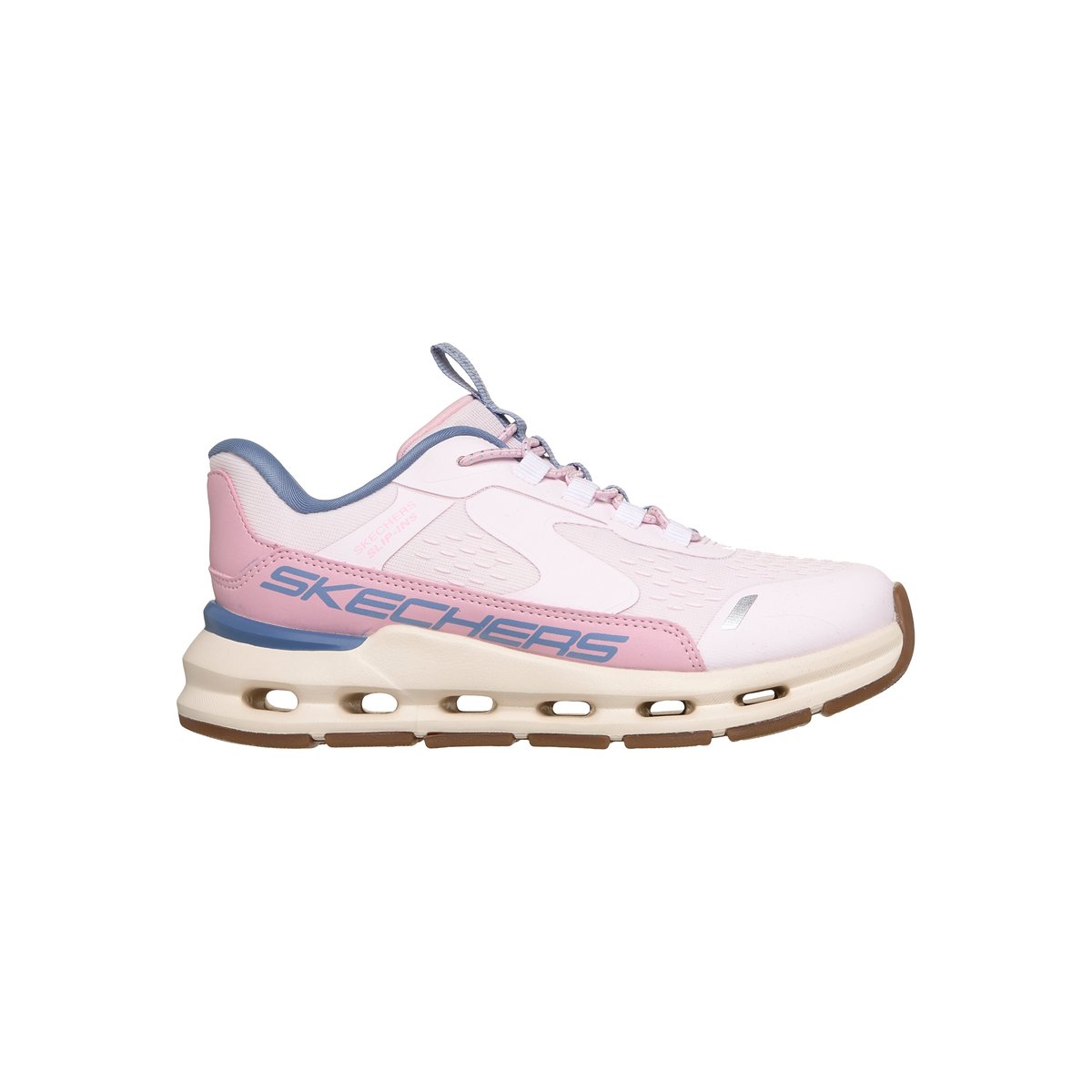 Basket Basse à Lacets Glide Step Vista Lane rose clair, SKECHERS