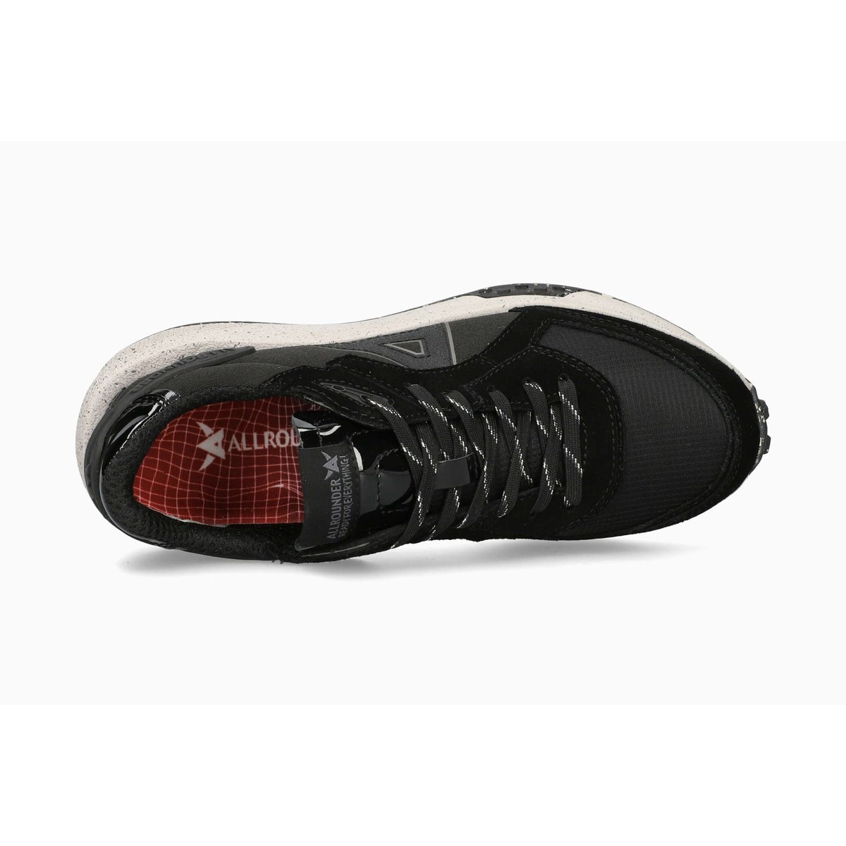 Baskets en cuir textile DEVA noir 2008, MEPHISTO