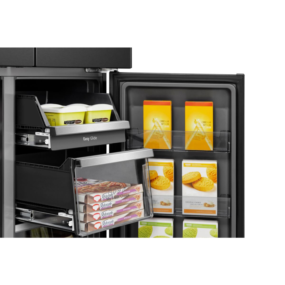 Réfrigérateur multi portes RQ760N4IFE SmartScreen inox, HISENSE