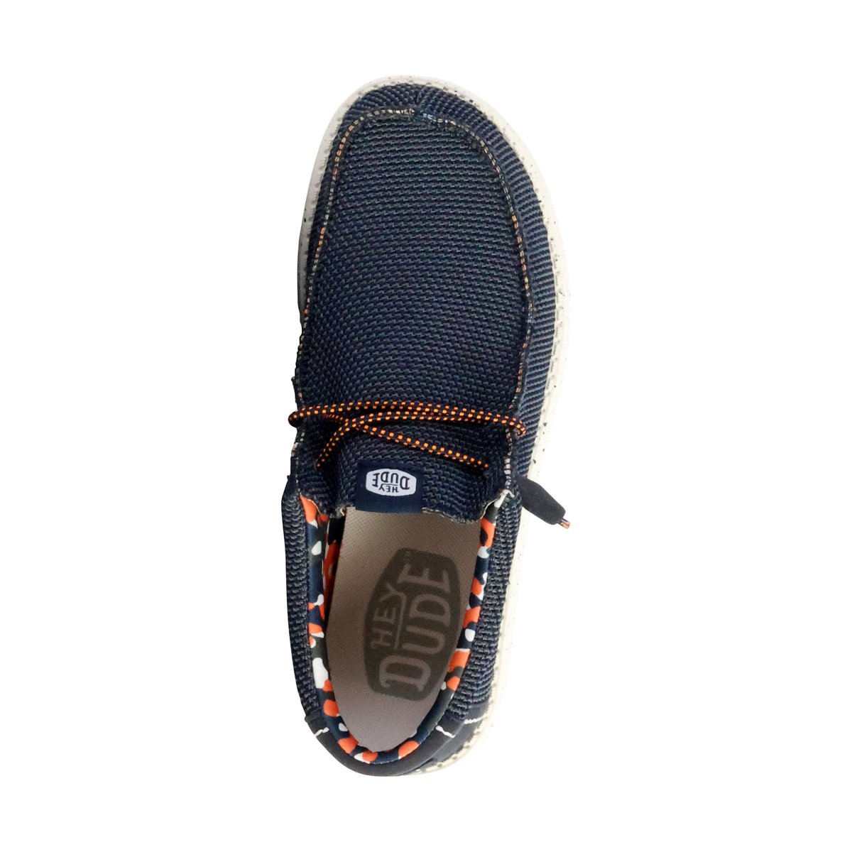 Moccassin à Lacets Wally Sox Stitch bleu multi, HEY