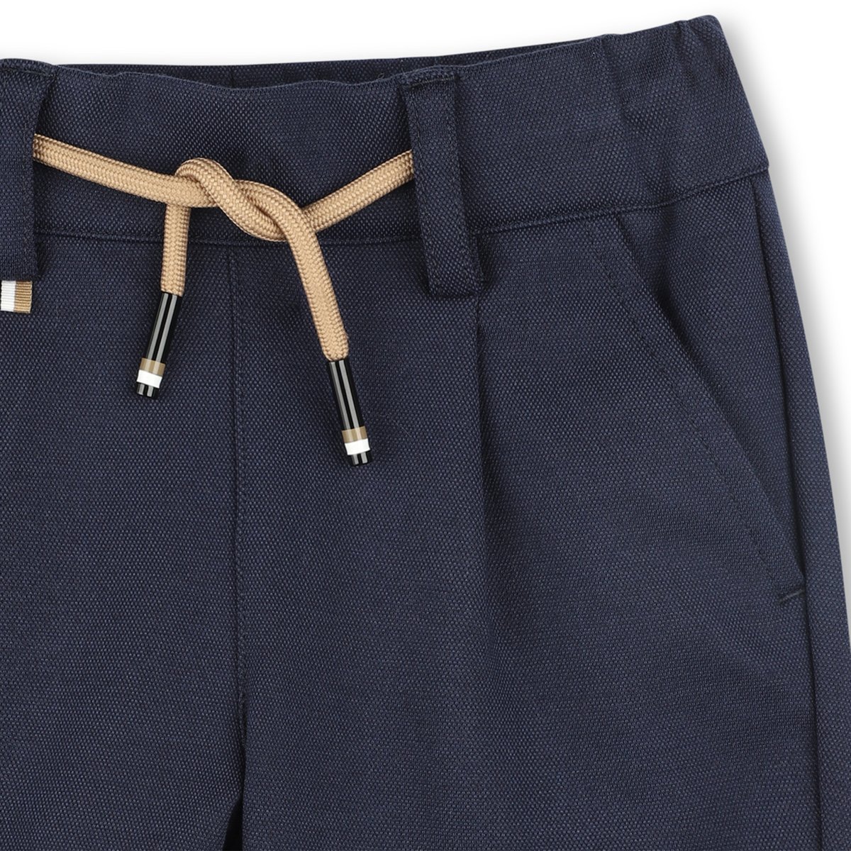 Shorts tinta unita bleu cargo, BOSS KIDSWEAR