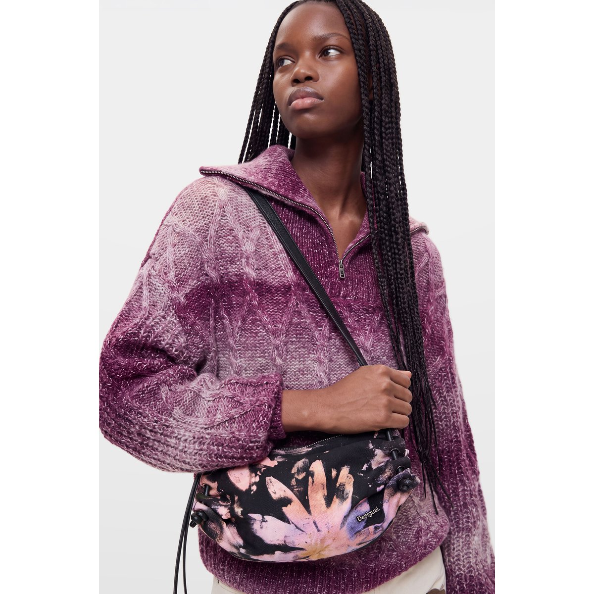 Sac imprimé moyen multicolore, DESIGUAL