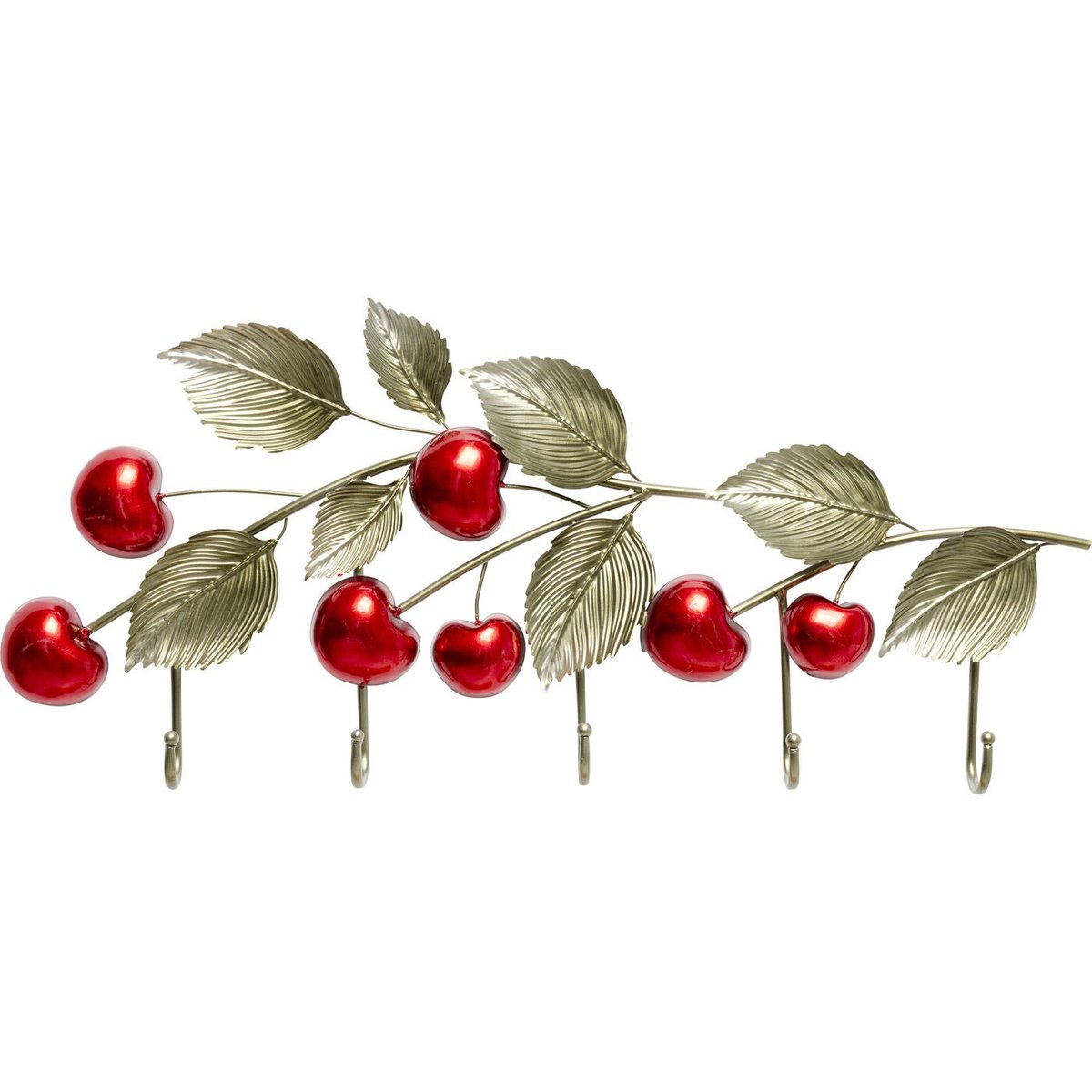 Portemanteau mural cerises multicolore, KARE DESIGN