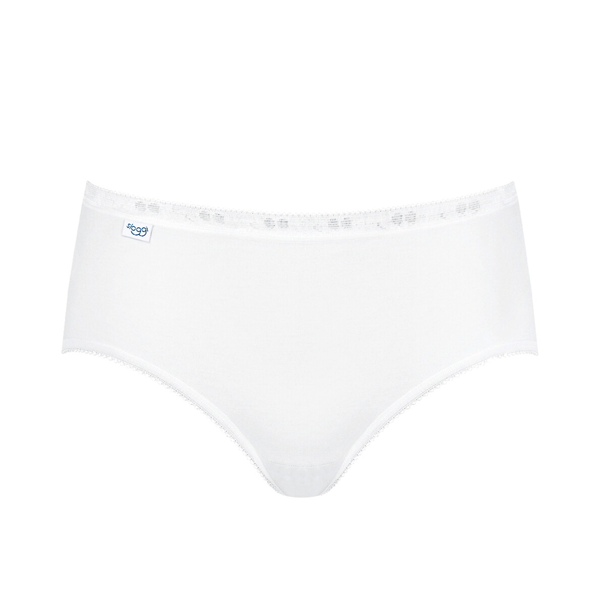 Set van 6 midi slips Basic wit, SLOGGI