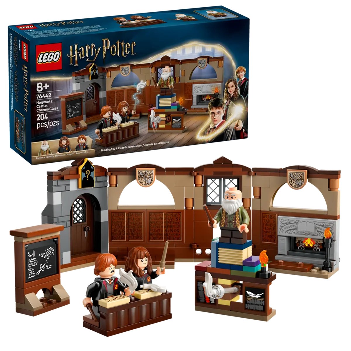 Harry Potter Le château de Poudlard : le cours de sortilèges multicolore, LEGO