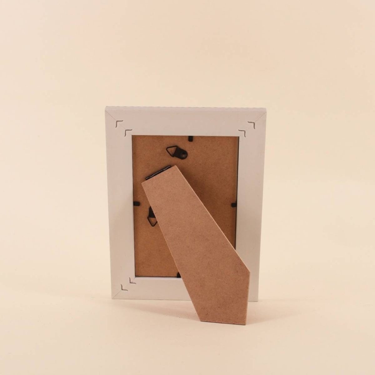 Cadre photo strié 10x15 beige, ORNAMI
