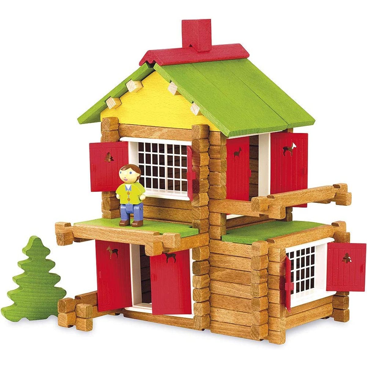 La Maison Forestière 135 pièces marron, JEUJURA