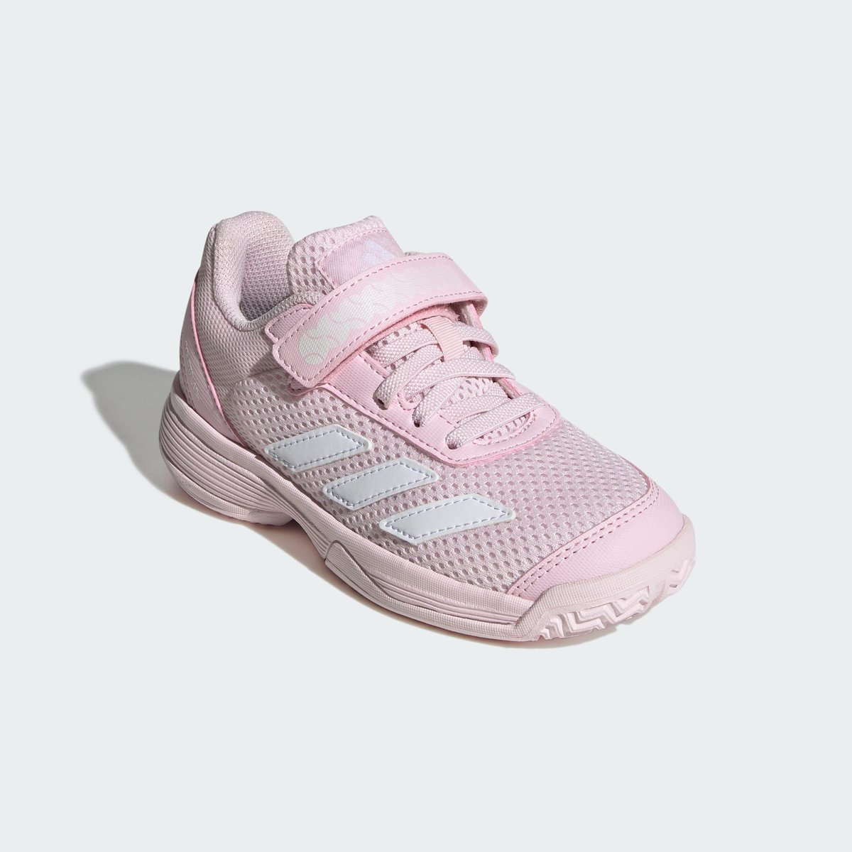 Chaussure De Tennis À Scratch Courtflash Enfants Chaussure De Tennis À Scratch Courtflash Enfants distilled pink / cloud white / distilled pink, adidas Performance