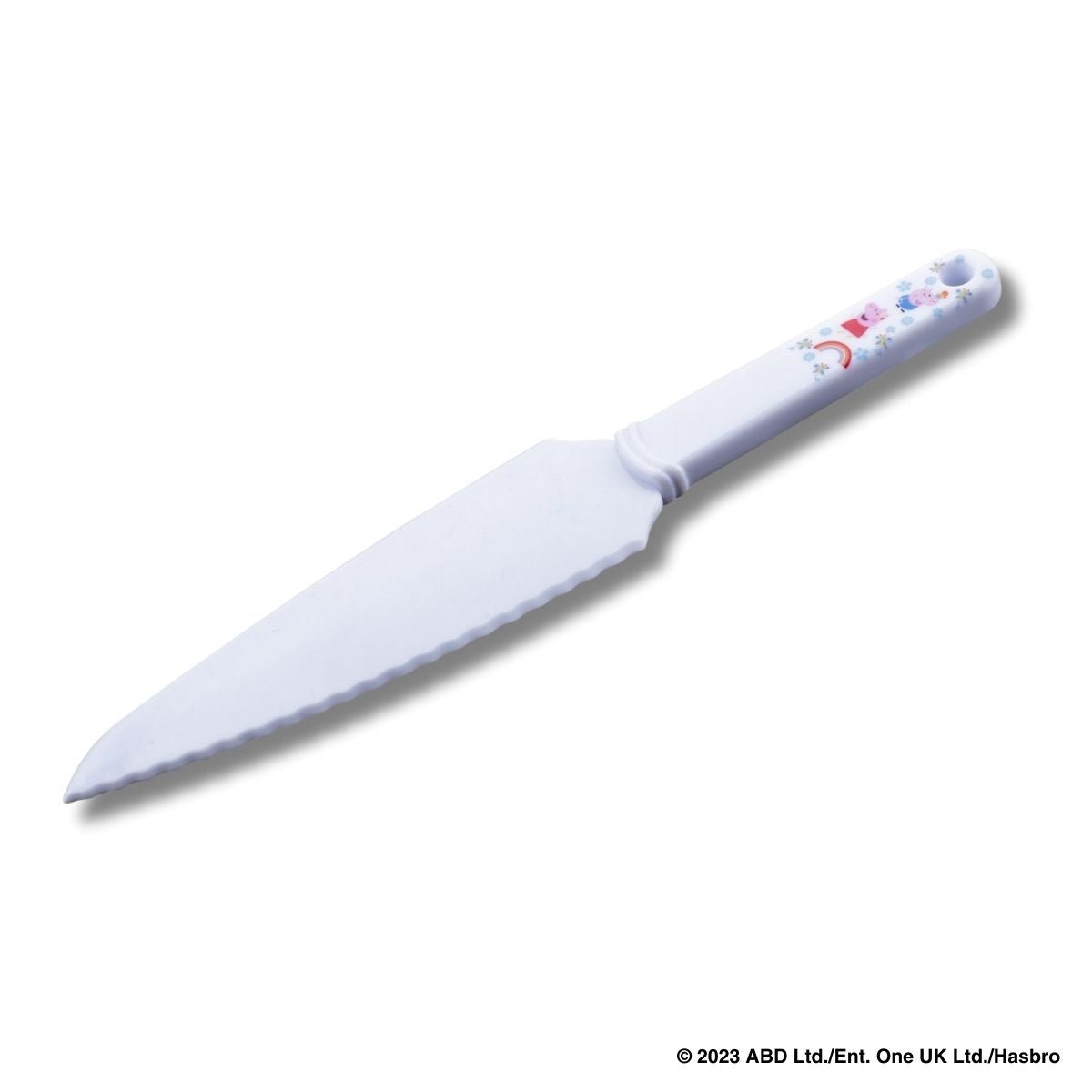 Couteau de cuisine et détacheur à gâteau Peppa Pig blanc, DR OETKER