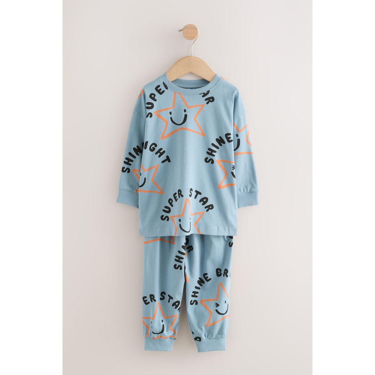 Pyjama oversize, lot de 3 multi star et damier, NEXT