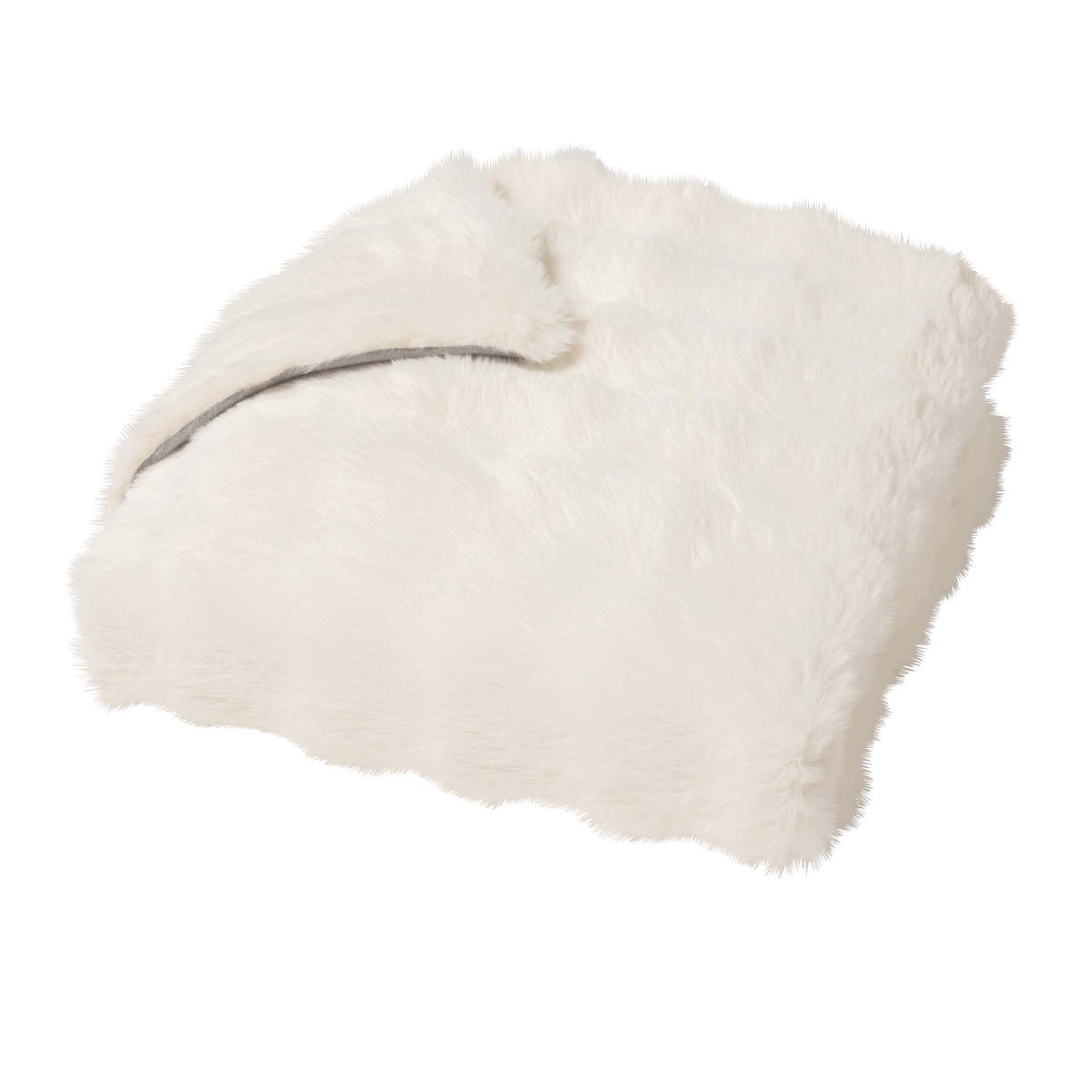 Plaid effet peluche et polaire Mountain blanc, EDEN