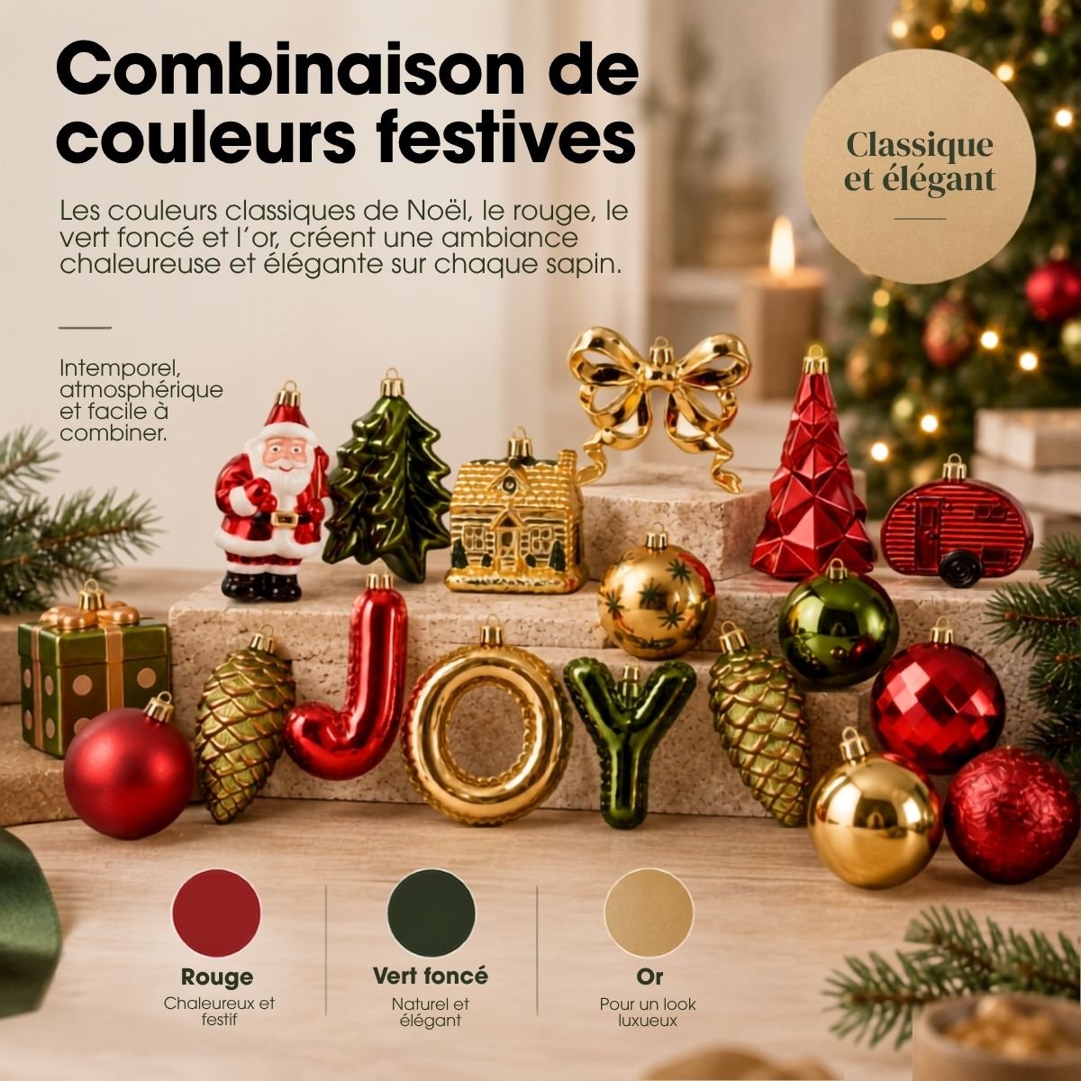 Boule de Noël multicolores, MICA DECORATIONS