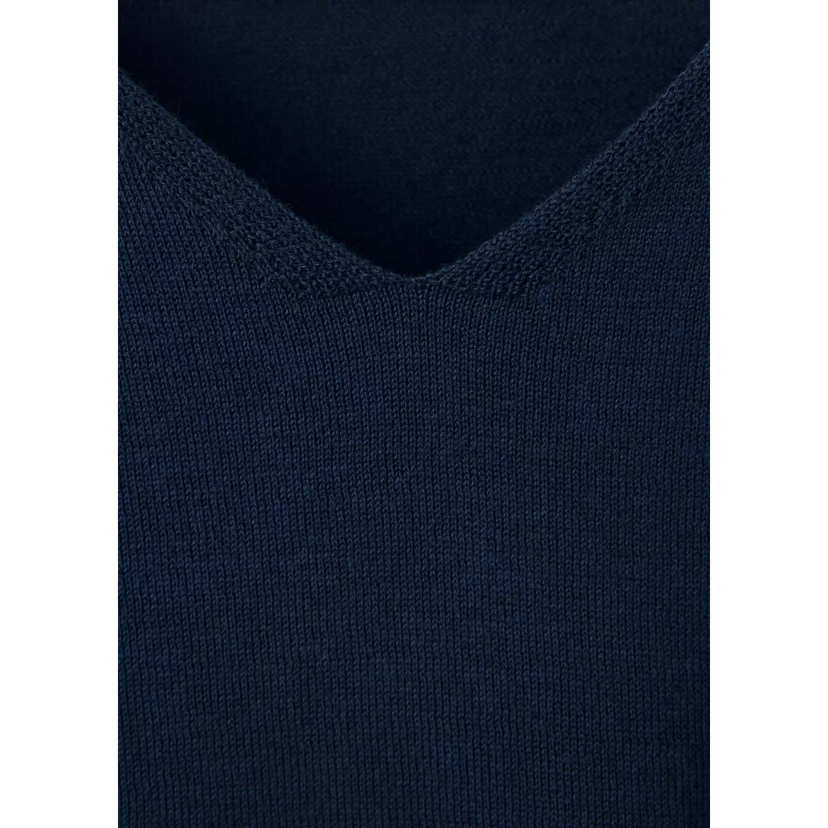 Top en maille bretelles en dentelle bleu marine, MANGO TEEN