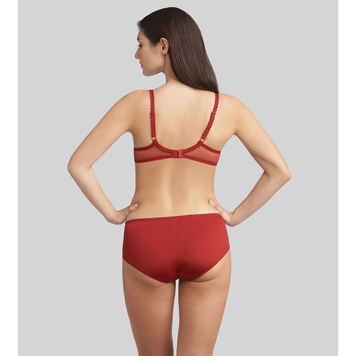 Soutien-gorge emboitant Flower Elegance rouge velour, PLAYTEX
